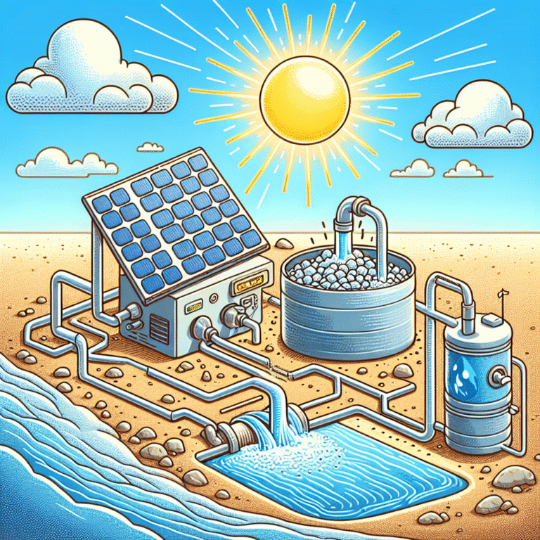 how to purify saltwater using solar-powered gadgets