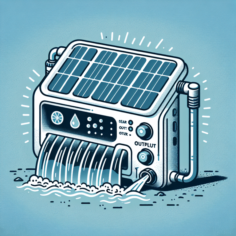handheld solar desalination unit with fast output