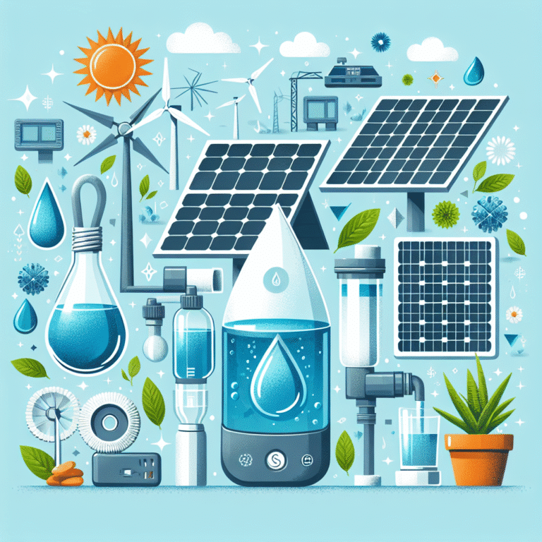 renewable energy tech for personal water purification
