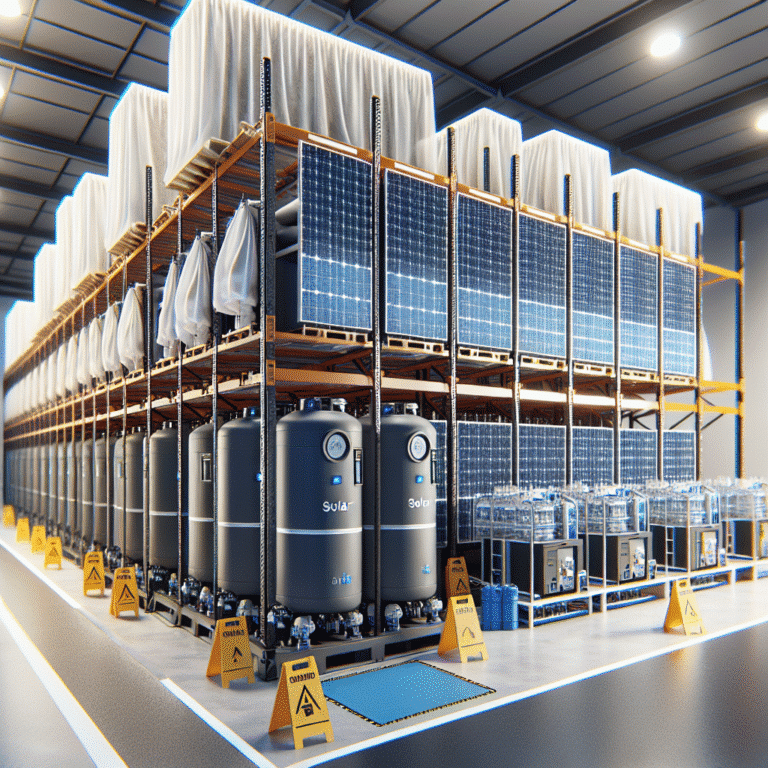 how to store solar desalination units safely