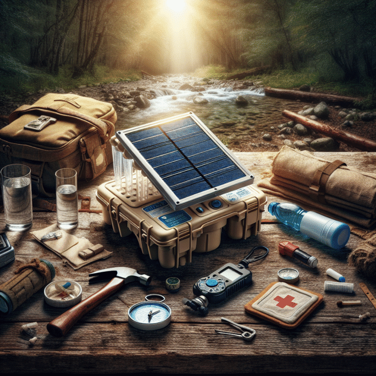 solar desalination device for emergency survival kits