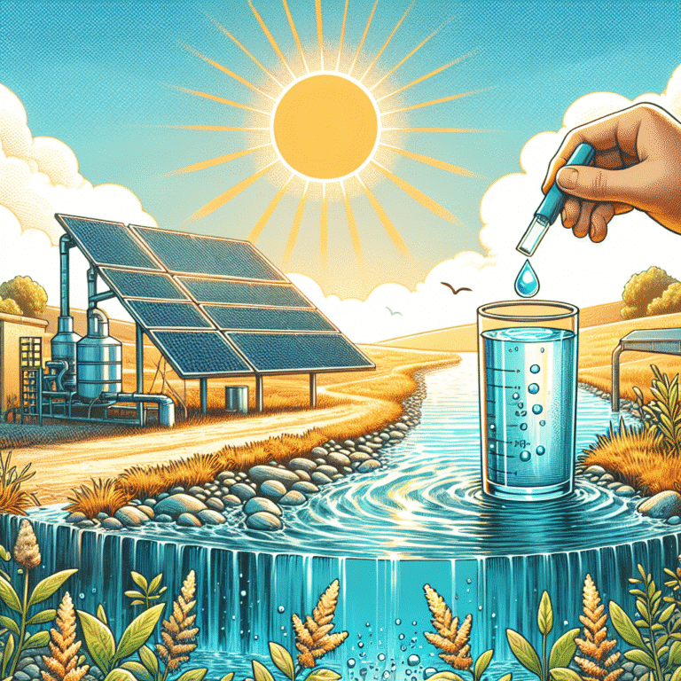 how to test water quality after solar desalination