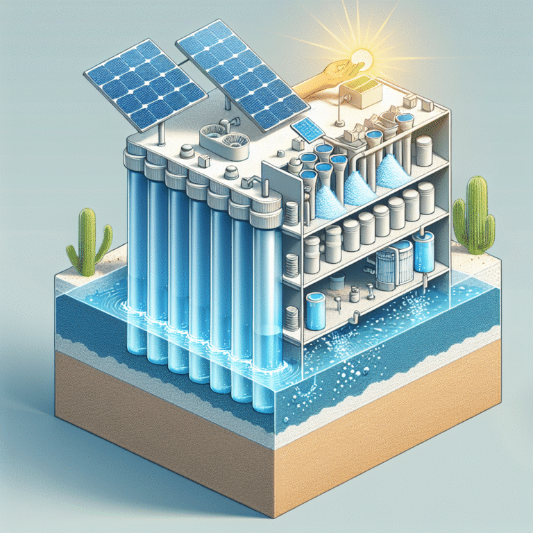 how to reduce salt residue in solar water filters