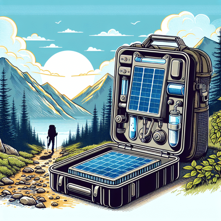 lightweight solar water purifier for hiking trips